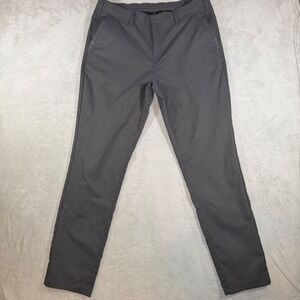 Jack Archer Jetsetter Pants Mens 34x32 Charcoal Gray Slim Straight Performance